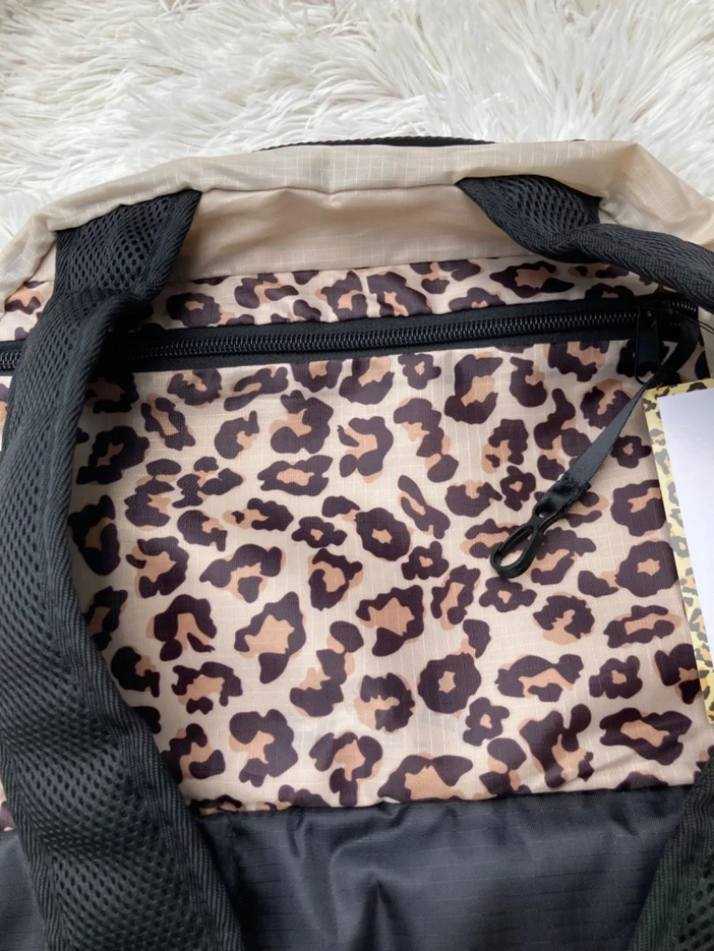 NWT APL Athletic Propulsion Labs All Purpose Packable Cheetah Print Backpack